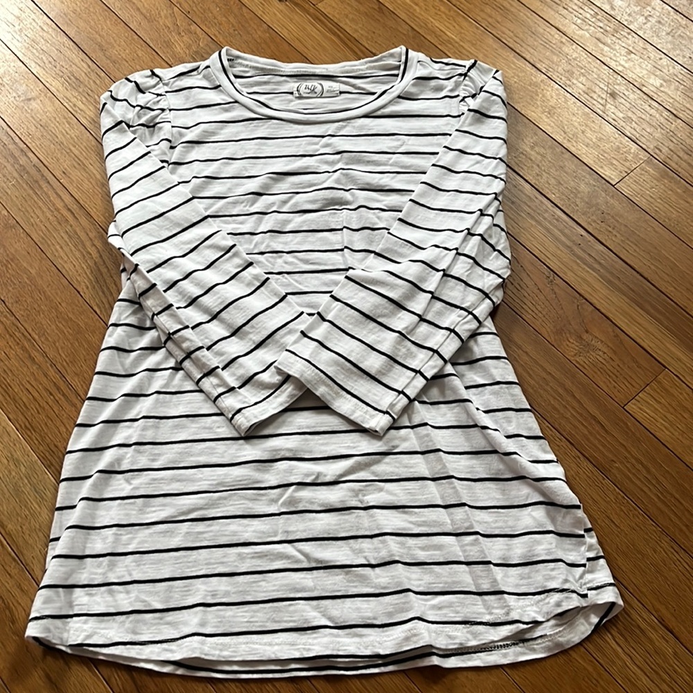 Black and White Striped top